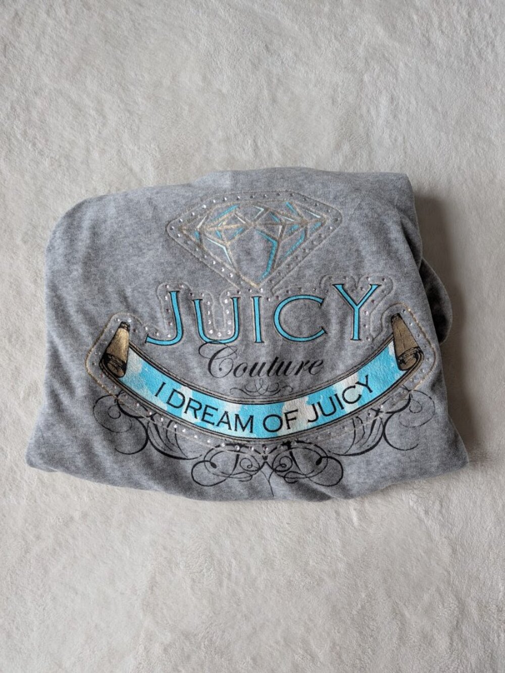Juicy Couture velour zip up